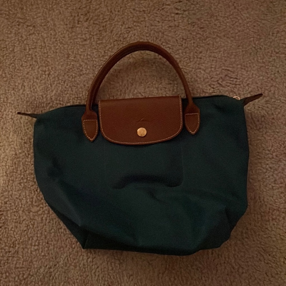 green longchamp bag
